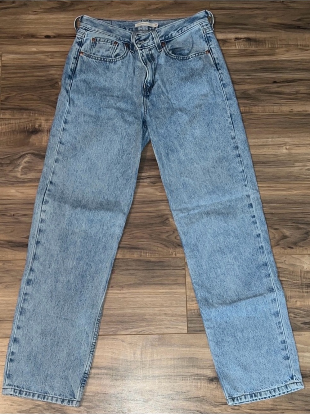 Levi's Light Blue Women's Straight-Leg Jeans - Picture 1 of 4